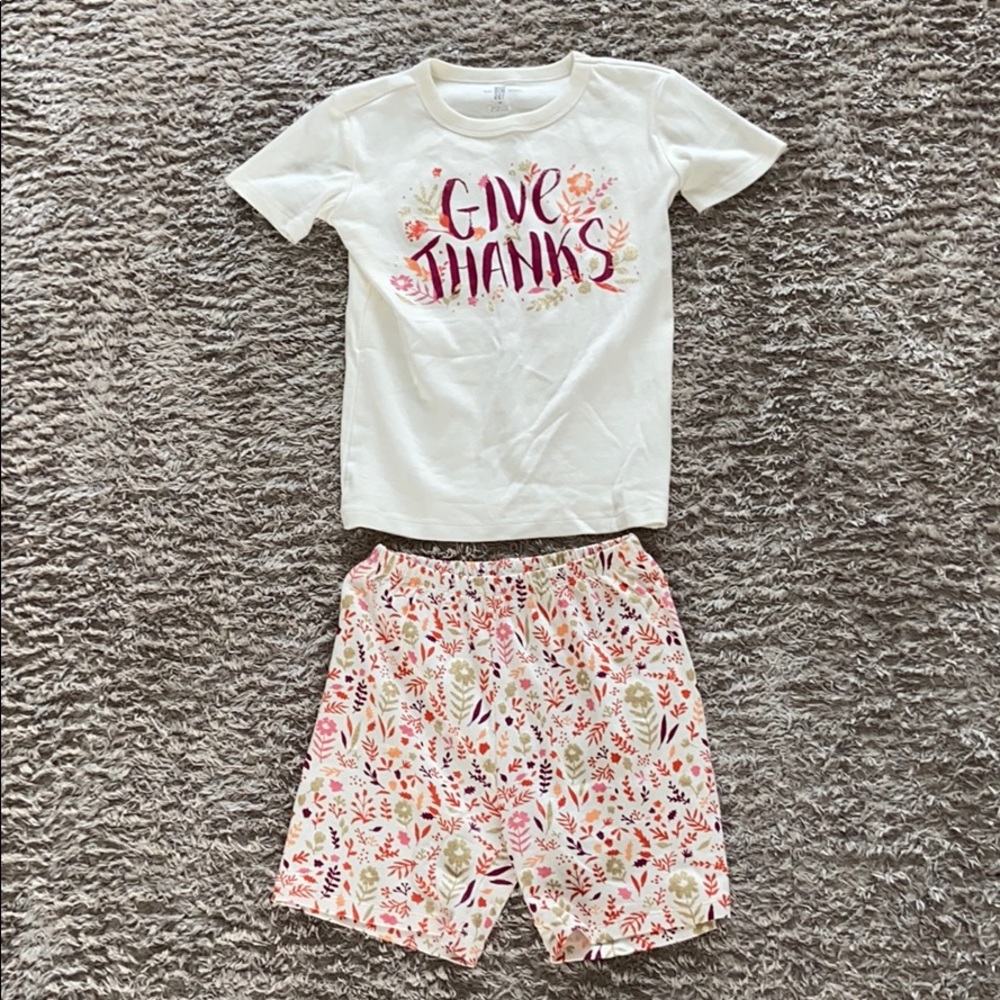 Gymboree Girls XL (14) Fall Matching Shirt/Shorts